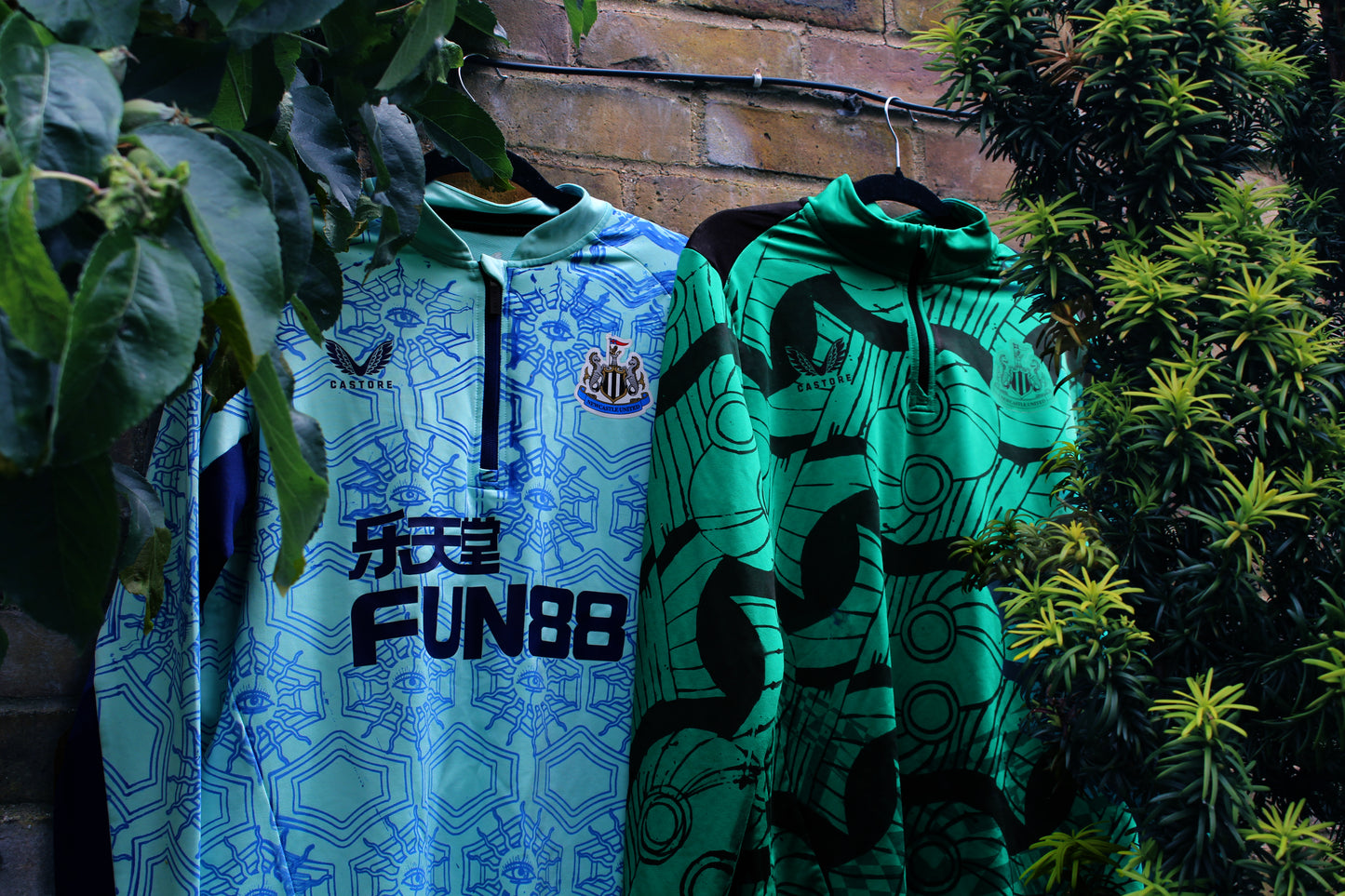 Custom Newcastle United Away Matchday 1/4 Zip