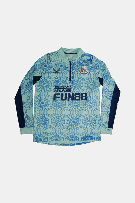 Custom Newcastle United Away Matchday 1/4 Zip