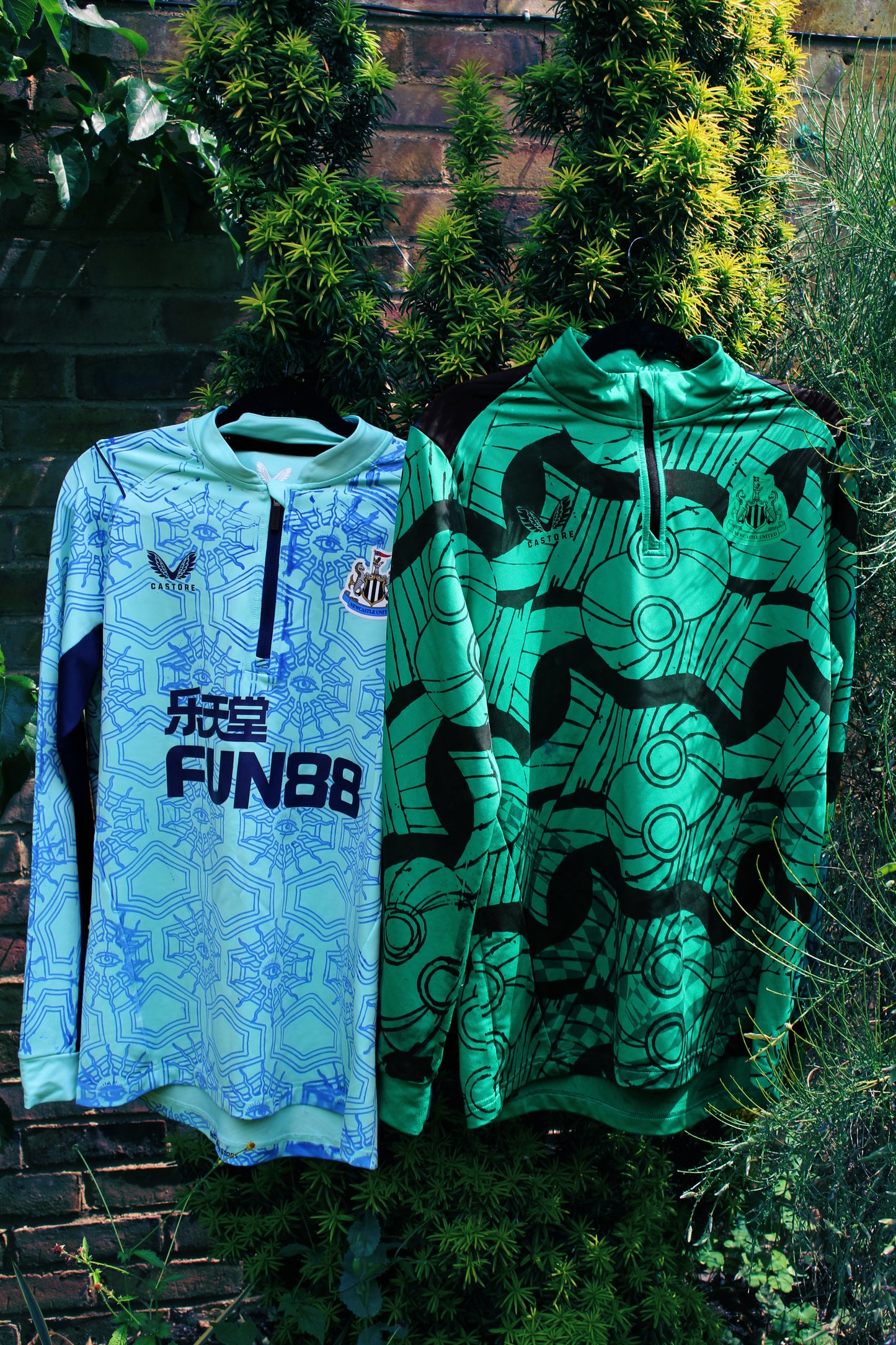 Custom Newcastle United Away Matchday 1/4 Zip