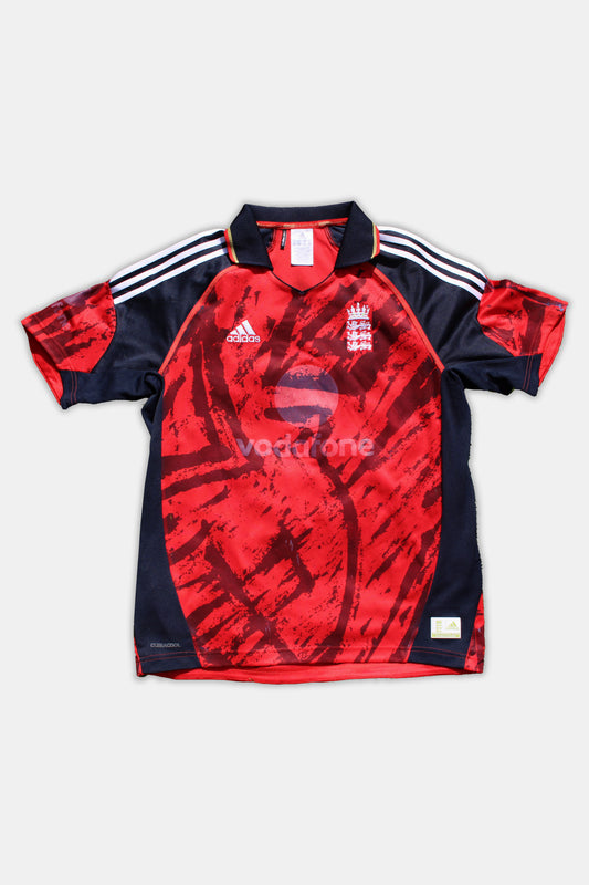 Custom England 2009/10 Adidas ODI Cricket Shirt