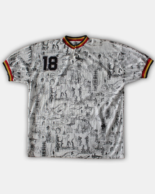 Custom Germany Klinsmann Jersey XL