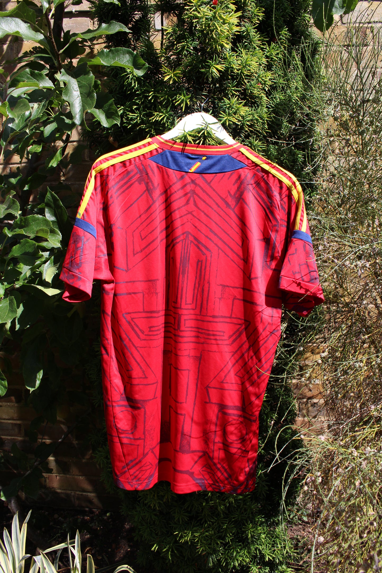 Custom Spain 2012 Jersey Large