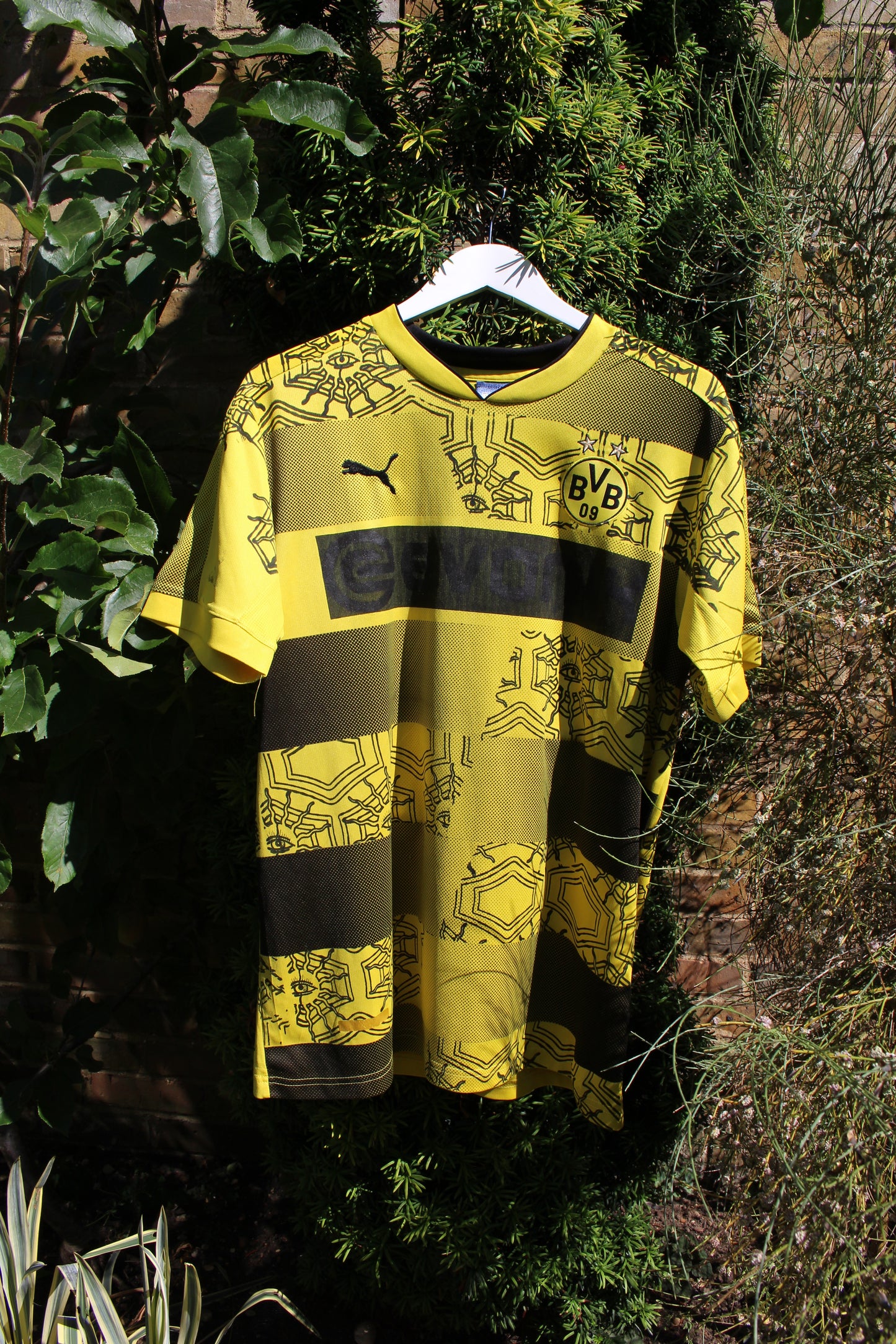 Custom Borussia Dortmund 2017/18 Home Jersey Medium