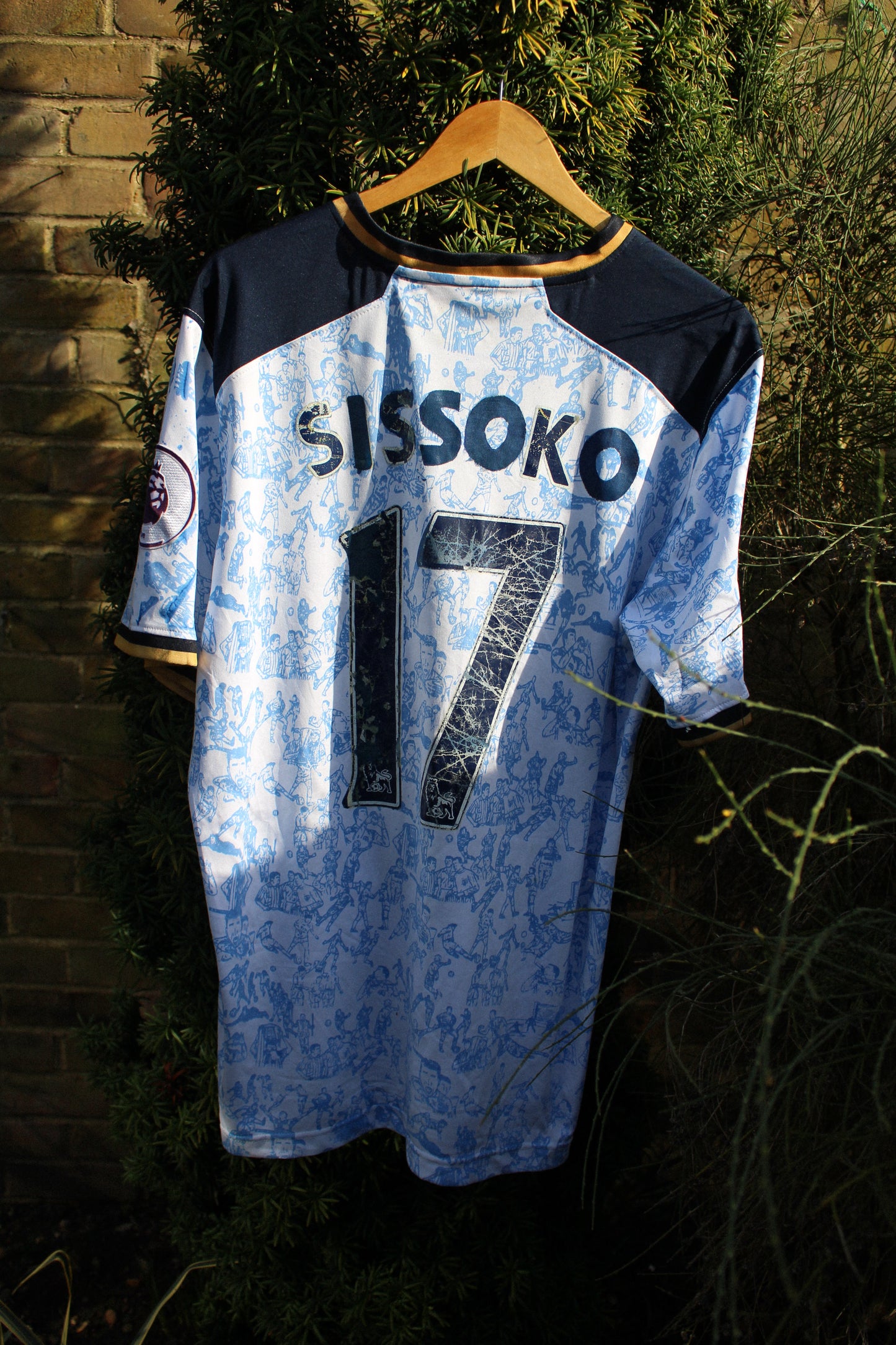 Custom Tottenham 2016/17 Sissoko Home Jersey